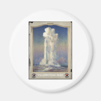 Vintage Travel Poster und Retro Prints Magnet