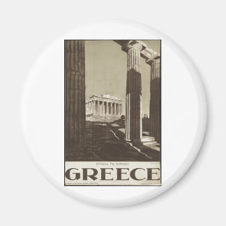 Vintage Travel Poster und Retro Prints Magnet