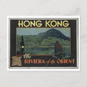 Vintage Travel Poster und Retro Prints Postkarte