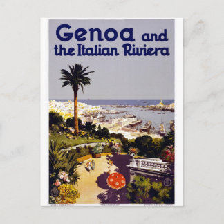Vintage Travel Poster und Retro Prints Postkarte