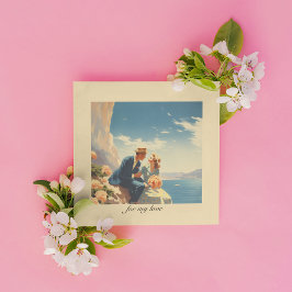 Vintage Travel Poster, Valentine personalisierbar