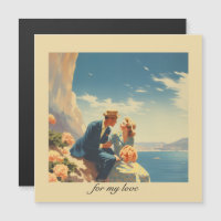 Vintage Travel Poster, Valentine personalisierbar