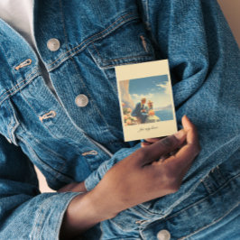 Vintage Travel Poster, Valentine personalisierbar Postkarte