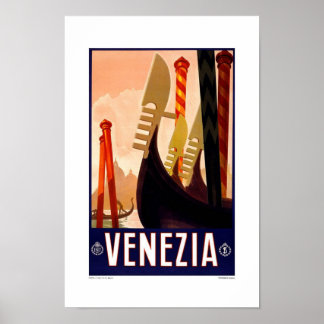 Vintage Travel Poster Venedig 2