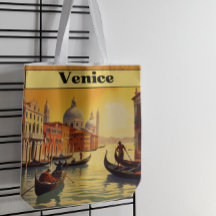 Vintage Travel Poster Venedig, Italien