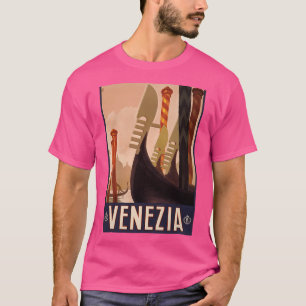 Vintage Travel Poster Venedig T-Shirt
