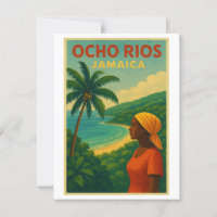 Vintage Travel Poster von Ocho Rios - Jamaika