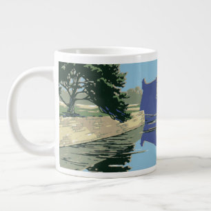 Vintage Travel Poster zeigt Fort Marion Jumbo-Tasse