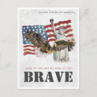 Vintage Travel Postkarte | USA