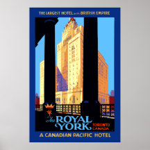 Vintage Travel Royal York Hotel Toronto Kanada