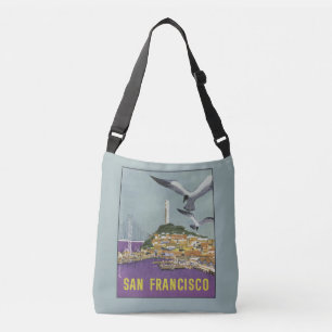 Vintage Travel San Francisco USA bags Tragetaschen Mit Langen Trägern