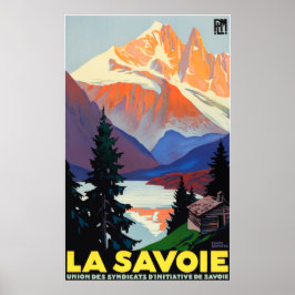 Vintage Travel - Savoy - La Savoie Frankreich Post Poster
