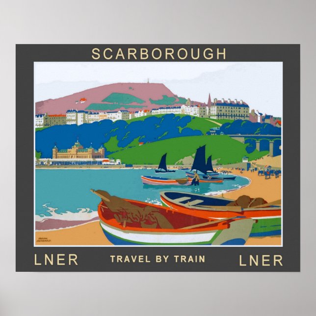 Vintage Travel, Scarborough Poster (Vorne)