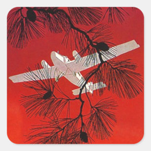 Vintage Travel Stickers Flugzeug Flugzeug Prop FW