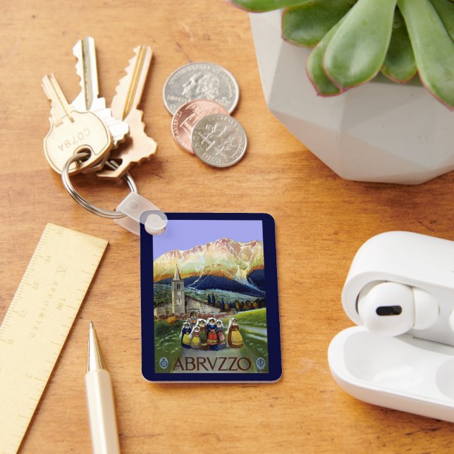Vintage Travel, Women of Abruzzo, Italien Schlüsselanhänger (Schreibtisch)