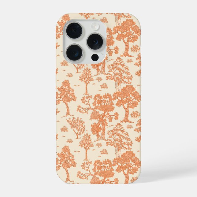Vintage Tree iPhone Hülle (Rückseite)