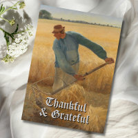 Vintage Trendy Grateful and Thankful Harvest