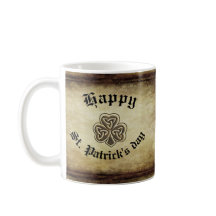 Vintage trendy Grundge irischer Shamrock