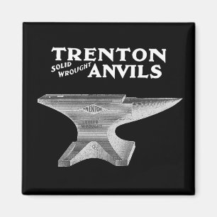 Vintage Trenton Amboss Schmiedekunst Magnet