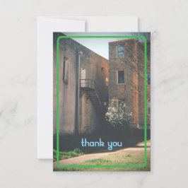 Vintage Treppe Dankeschön Karte