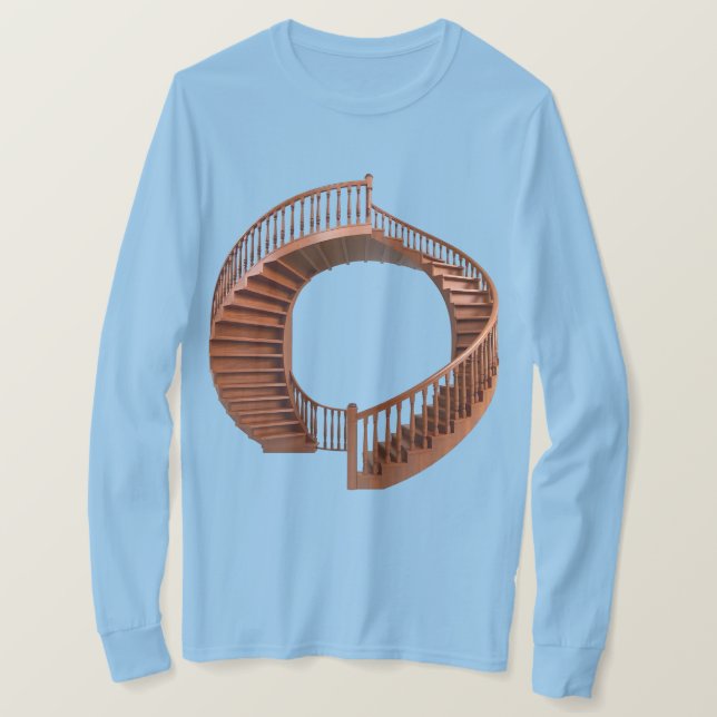 Vintage Treppe Mystery Long Sleeve T - Shirt (Design vorne)