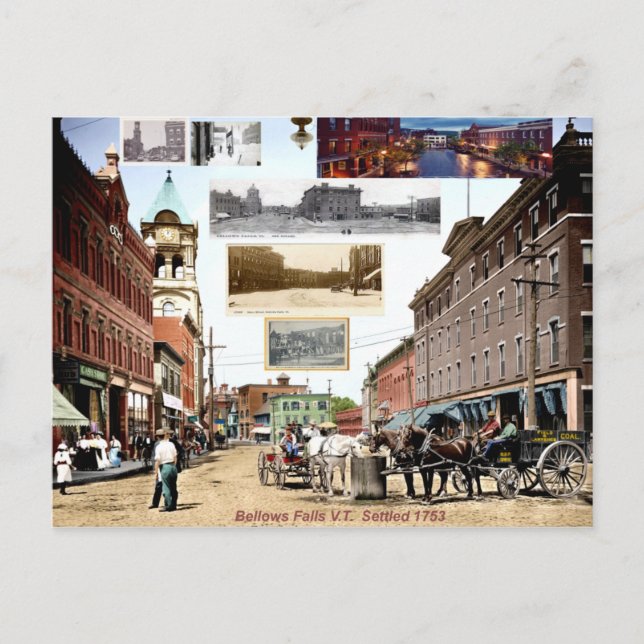 Vintage Treppen nach dem Aufstehen Postkarte (Vorderseite)