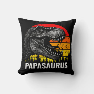 Vintage Trex Papasaurus Kissen