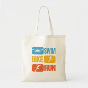 Vintage-Triathlon - Schwimmen Radfahren Laufen Tragetasche
