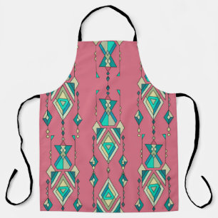 Vintage Tribal: Ethnisches nahtloses Muster Schürze