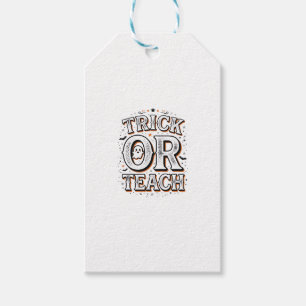 Vintage Trick Or Teach Halloween Lehrer-Shirt Des Geschenkanhänger