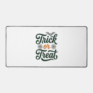 Vintage-Trick-or-Treat-Halloween-Typografie-Design Schreibtischunterlage