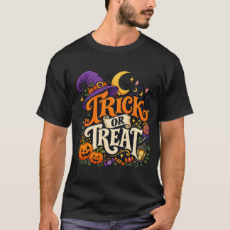 Vintage-Trick-or-Treat-Schrift für Herren-T-Shirts T-Shirt
