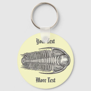 Vintage Trilobite Keychain Schlüsselanhänger