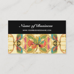 Vintage-Tropen-Blumen-Wallpaper-Muster Visitenkarte