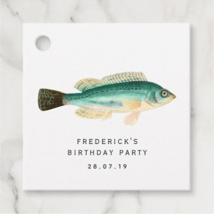 Vintage Tropenfische Geschenkanhänger