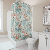 Vintage Tropical Floral Küsten Eleganz Design