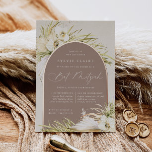 Vintage Tropics Bat Mitzvah Folieneinladung