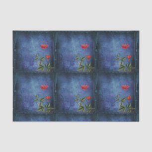 Vintage tropische Blume Seidenpapier