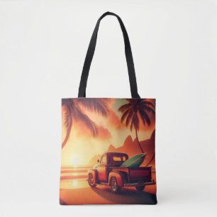 vintage tropische/hawaiianische Surf-Truck