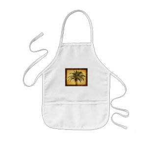 Vintage tropische Palme Kinderschürze