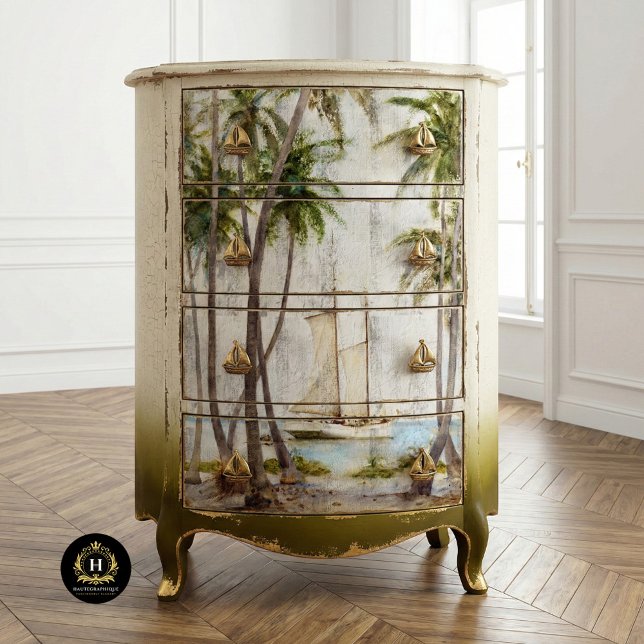 Vintage tropische rustikale Textur Dekoupage Seidenpapier (Von Creator hochgeladen)