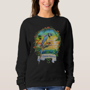 Vintage Tropischer Grand Cayman Sonnenuntergang Pa Sweatshirt