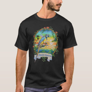 Vintage Tropischer Grand Cayman Sonnenuntergang Pa T-Shirt