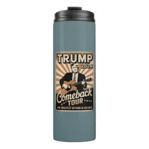 Vintage TRUMP 2024 Rocks COMEBACK TOUR Thermosbecher
