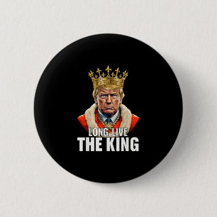 Vintage Trump Lang lebe der König Amerikanischer P Button