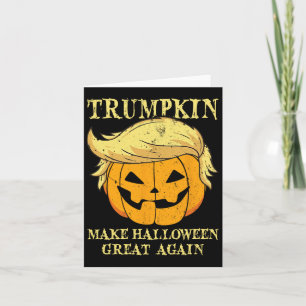 Vintage Trumpkin macht Halloween wieder großartig Karte
