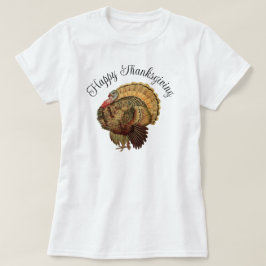 Vintage Truthahn Erntedankfest T-Shirt