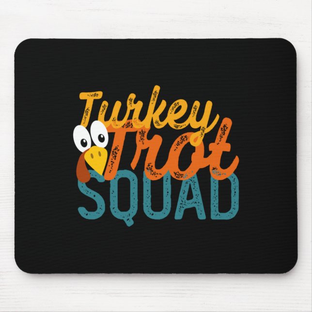 Vintage-Truthahn-Trott-Trupp-Performance Mousepad (Vorne)