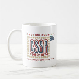 Vintage-Tschechoslowakische ČSSR-Briefmarkenkunst Kaffeetasse