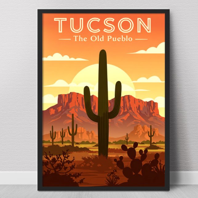 Vintage Tucson Poster (Von Creator hochgeladen)